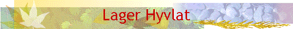 Lager Hyvlat